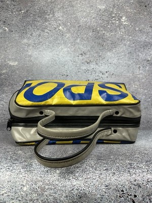 廃盤 FREITAG L03 SABRINA ボストンバッグ イエロー レッド FREITAG L03 Sabrina RARE Mini Boston Travel Bag “Transport” Logo