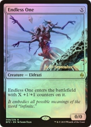 MTG Endless One (2015) - Foil - Prerelease Promo, Light Play, English Promo: Pre