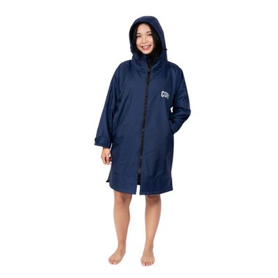 Premium Waterproof Swim Parka with Soft Towel Lining to Absorb Water