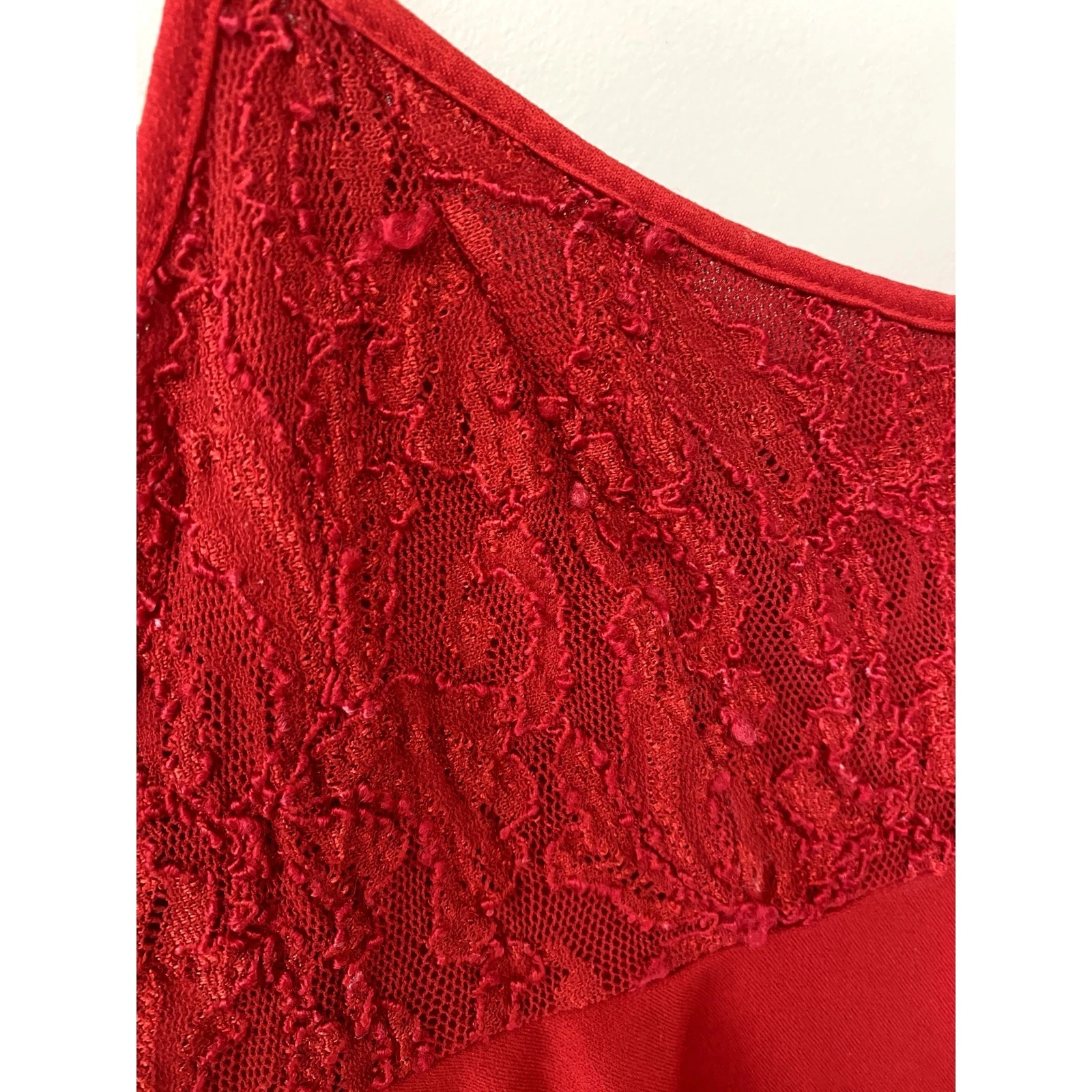 UNDERCOVER Vestito Slip Babydoll Vintage G Label Victoria's Secret Rosso Piccolo
