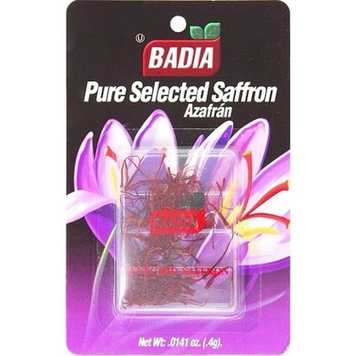 Badia Pure Selected Saffron 0.0141 gm  Azafran / Badia Azafrán Puro
