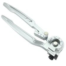 2in1 Pipe Tube Bender 180 Degree Tool for 3/8" 1/2" OD Brass Aluminum Steel Tube