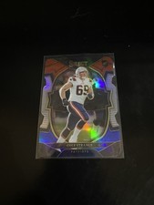 Cole Strange 2022 Select Concourse RWB Prizm Die Cut RC Patriots 91 PWE