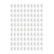 Foam Eggs Smooth for Crafts Making White Easter Eggs for DIY Handmade Spring