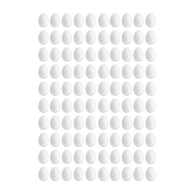 Foam Eggs Smooth for Crafts Making White Easter Eggs for DIY Handmade Spring