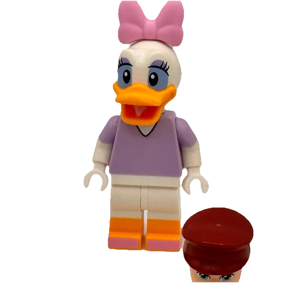 LEGO Disney Friends Mini Figure Lot Of 4 Daisy Duck Anna Mermaid Bellhop - Image 3 of 4