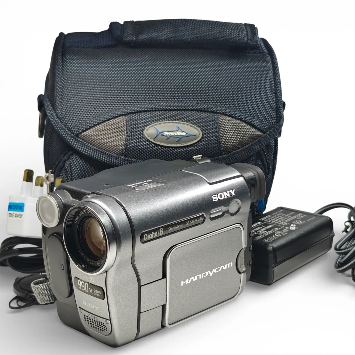 Chargeur Voiture + Secteur Pour Caméscope SONY DCR-TRV22E Générique Neuf
