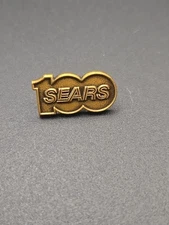 100 Sears 100 Years Anniversary Vintage Tie Tack Lapel Pin u98