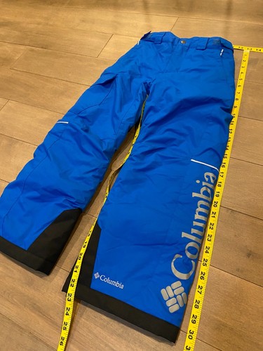Columbia Ski Snow Pants Omni-Heat Waterproof Insulated OutGrown Youth Small Blue - Picture 6 of 12