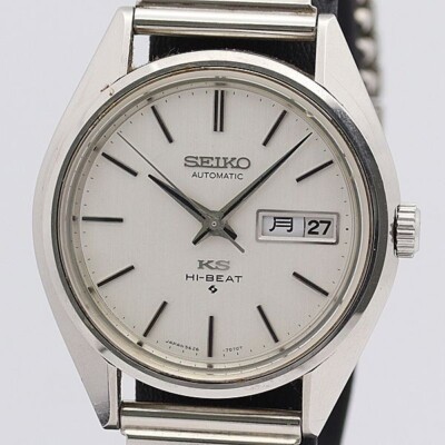 KING SEIKO HI-BEAT 5626-7111 Men's Wristwatch Silver Dial Day
