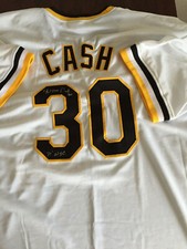 Pirates Dave Cash signed Jersey WCOA 