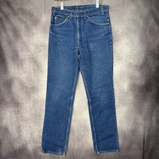 Vintage Levi's Blue Jeans 40509-0215 Denim Orange Tab USA Made Men Size 30x32