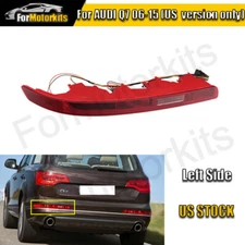Left Side Rear Lower Bumper Reflector Tail Light Lamp Red Lens For Audi Q7 06-15