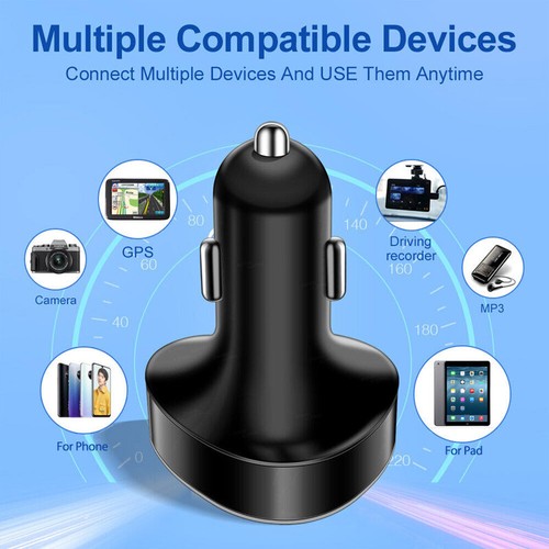 Auto 4 USB Ladegerät Buchse Einbau KFZ Zigarettenanzünder Handy Lade Steckdose - Zdjęcie 10 z 17