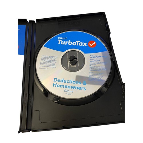 Pre-Loved Intuit TurboTax Deluxe Federal & State Returns 2013 e-file Mac PC CD - Picture 5 of 7