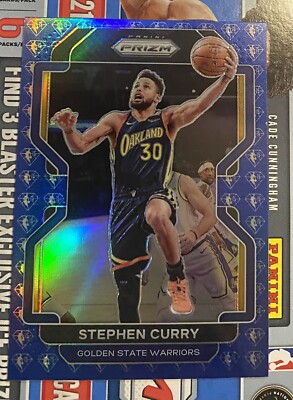 STEPHEN CURRY 2021-22 Prizm Basketball 75th Anniversary Diamond