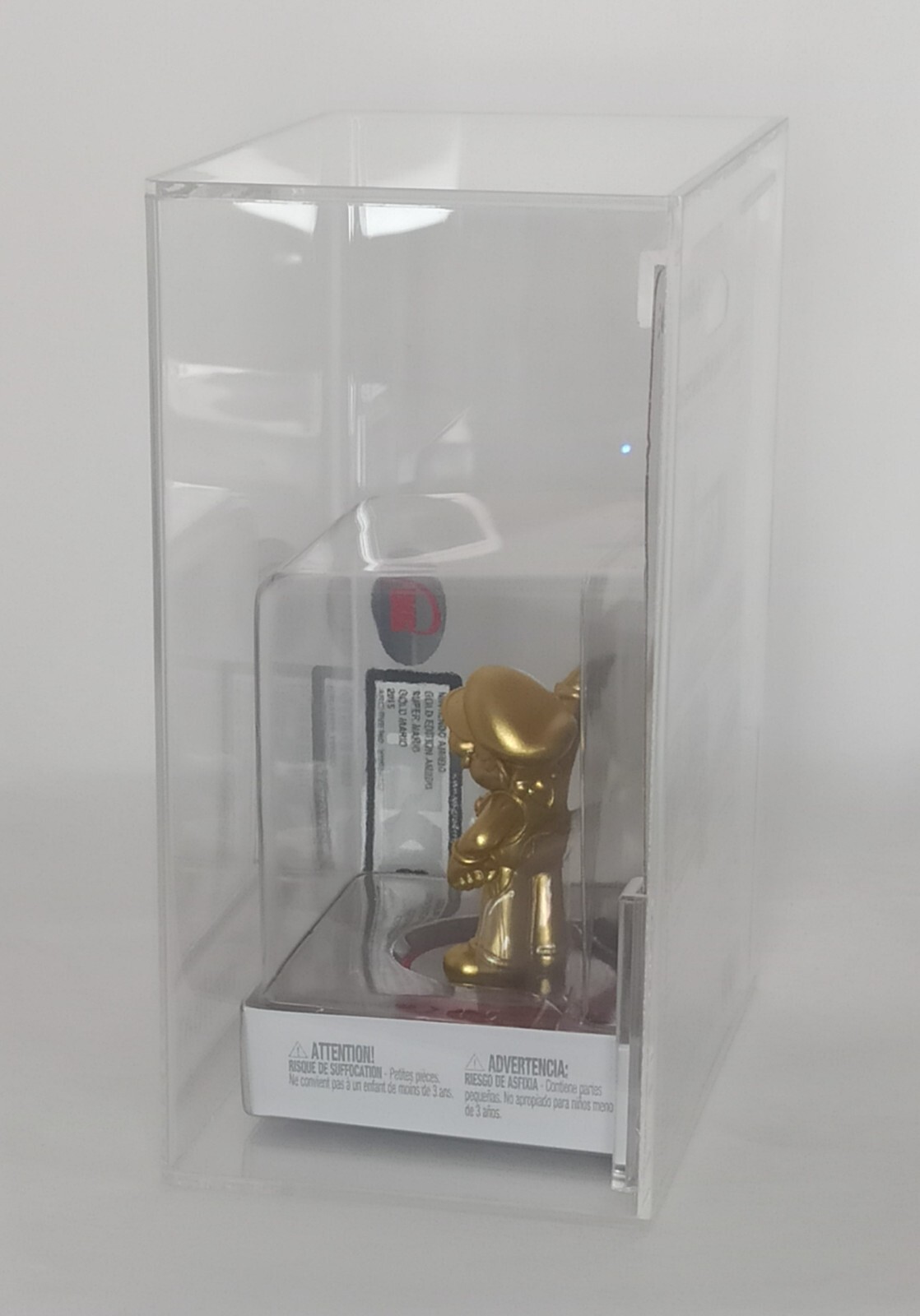 Amiibo Mario Gold Edition figurine de salon pour setup gaming rétro chic
