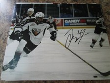 JUSTIN SOURDIF SIGNED 8X10 MATTE PHOTO VANCOUVER GIANTS WASHINGTON CAPITALS (H)