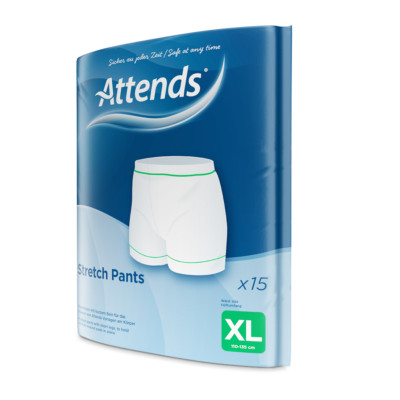 Attends Stretch Pants Gr. XL, 15er Pack, bis zu 25-mal waschbar bei 60° C