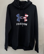 Under Armour Women  s Freedom UA Logo Fav Hoodie Black - Size L