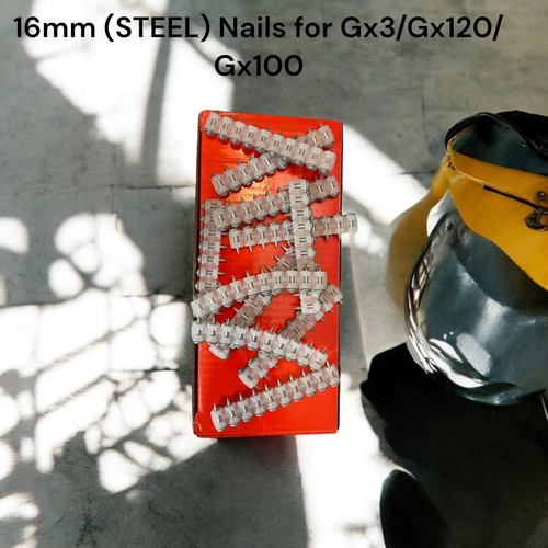 1000x collated STEEL nails 16mm-for Hilti GX3/GX120/Gx100 STEEL AND BEAM Nails - Picture 10 of 20