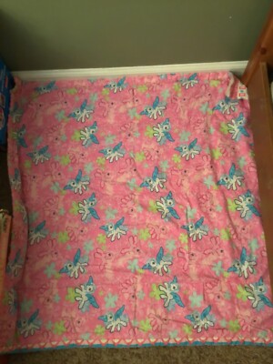 Vintage My Little Pony Baby Blanket Comforter 43  X 43  Double Sided