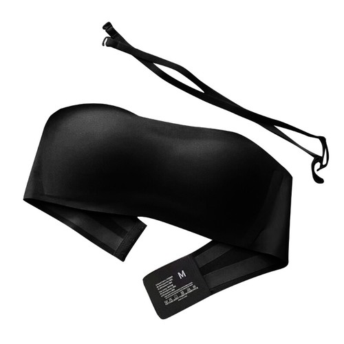 Summer Full Support Non-Slip Bandeau Bra Womens Invisible Bra for Wedding Party - Picture 18 of 18