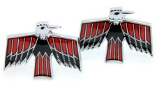 NEW 1968-1969 Firebird Deluxe Door Panel Emblem SET Bird Badge USA-MADE