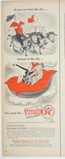 Marfak Lubrication Texaco Car Automobile 1956 Vintage Print Ad MOD Flying Carpet