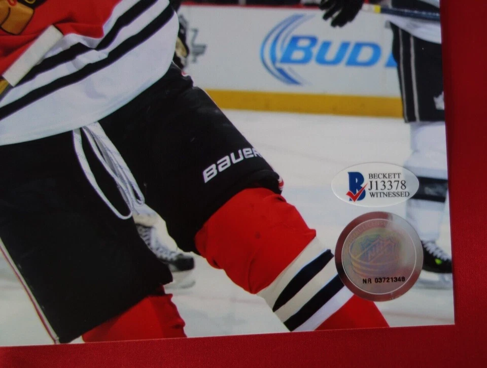 Patrick Sharp Autographed Signed 8x10 Photo - Beckett COA - Image 2 of 3