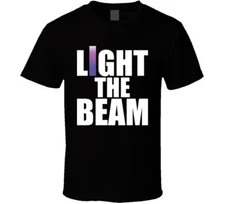Light The Beam Laser Dark T Shirt