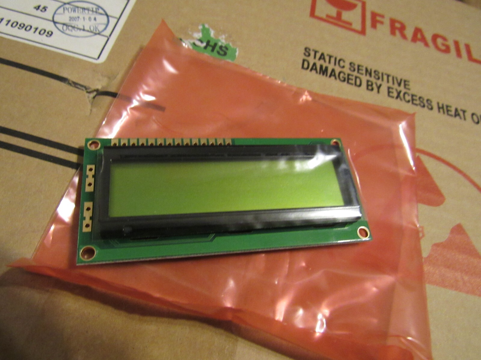 LCD display PC 1602-Q HD44780 driver new by WBU IC2
