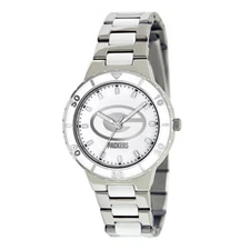Green Bay Packers Ladies Pearl Watch by Game Time NFL-PEA-GB Woman Women Metal