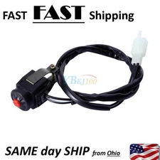 1Pc Universal Kill Stop On/Off Switch Horn Button For Motorcycle Handlebar 7/8"