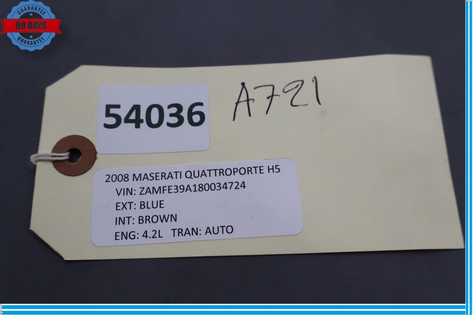 Maserati Quattroporte 2003-2013 Rear Left Door handle