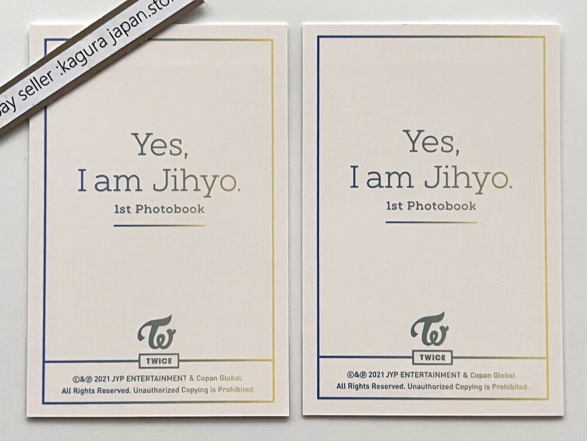 TWICE Yes, I am Jihyo トレカ　ポストカード s-l400.jpg