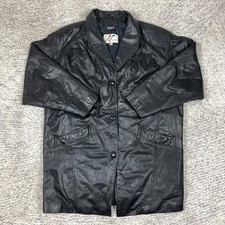 Vintage 80s Wilsons Leather Jacket Women Larg...