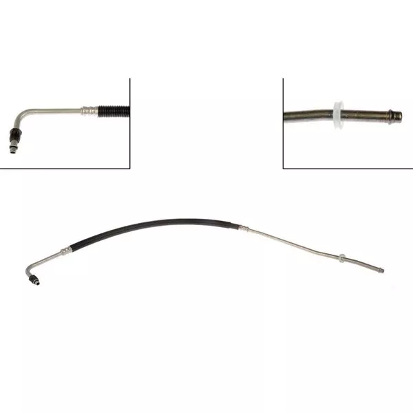 Engine Oil Cooler Lines Outlet Upper Lower Inlet Set 2PCS for GMC Chevy Suburban - Image 2 of 4
