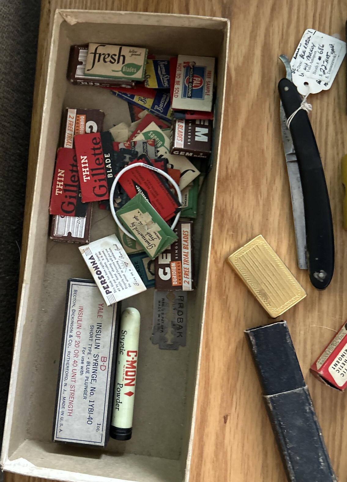 Vintage Lot Of Razor & Blades, Clippers, badger Shaving Brushes eBay