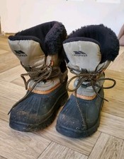 Kinder Trespass Thermo Gef&uuml;tterte Winter Schneestiefel - Gr&ouml;&szlig;e EU29