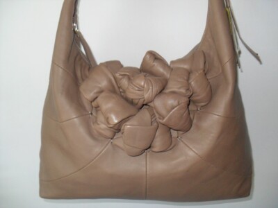 David & Scotti Elephant Hobo Bag Leather Designer Shoulder Bag New