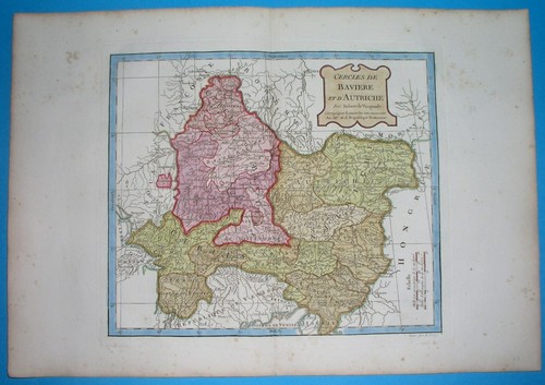 1795 detailed ORIGINAL MAP SLOVENIA CARNIOLA LAYBACH AUSTRIA ISTRIA TIROL ITALY - Picture 2 of 7