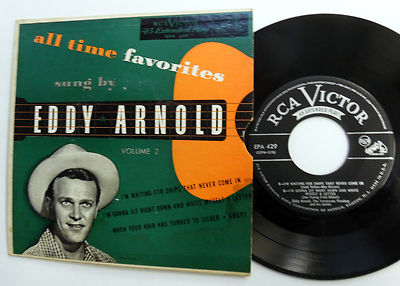 EDDY ARNOLD 45 4 trk EP All Time Favorites RCA VICTOR lbl PIC SLV COUNTRY w5519