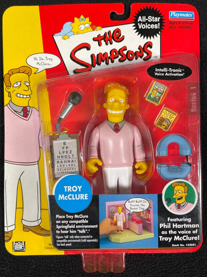 2000-2002 Playmates World of Springfield Figuras interactivas Intelli-Tronic MOC Foto 4 de 4