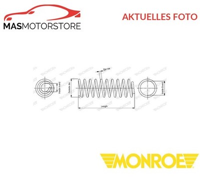 SCHRAUBENFEDER FAHRWERKSFEDER HINTEN MONROE SP2420 P FÜR FIAT SCUDO