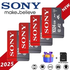 Sony TF Memory Card 128GB 256GB 512GB 1TB High Speed Micro SD A2 U3 V30 Flash