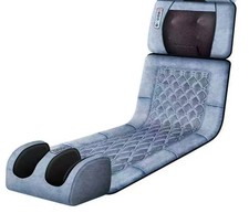 Full Body Heated Massage Mat Electric Back Heat Vibration Massage Pain Relief