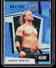 2022 Upper Deck Allure AEW #2 Hangman Adam Page Blue #/35