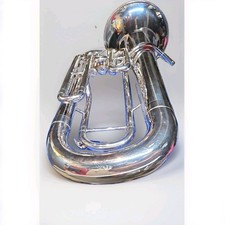 Yamaha YEP201 Bb Euphonium 3-Valve Silver Plated Upright Bell w/ Case