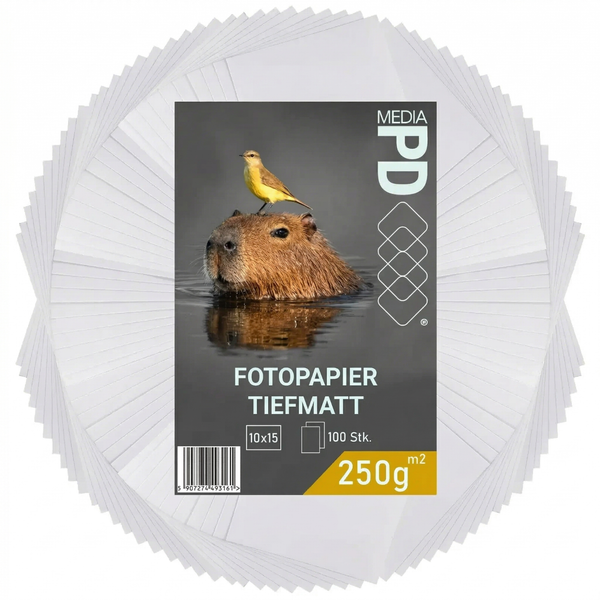 Fotopapier 10X15 Matt 250G 100 Blatt Inkjet Photo Paper Tiefmatt Premium-image